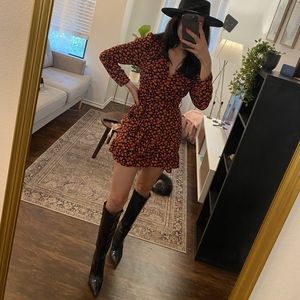 Small Red Floral Francescas dress